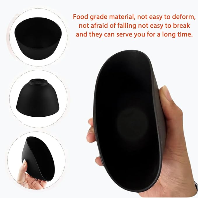 10 Piece Silicone Mixing Bowl Set, 3.93-Inch Microwaveable Silicone Bowls, Facial Bowls for Aestheticians, for Facial Masks, Mud Masks and Other Skin Care Products