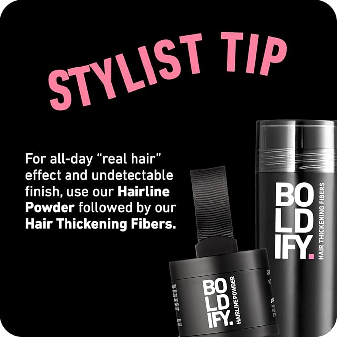 Boldify Hair Fibers Color Sample Kit - Fill In Thinning and Fine Hair for an Instantly Fuller, Thicker Look - 14 Shades for Women & Men - Light + Medium Browns