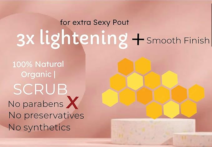 Lip Scrub for Dry Chapped Lip Repair - Moisturizing Exfoliating Formula