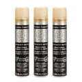 Jerome Russell Temporary Hair and Body Glitter Color Spray, Travel Spray, Lightweight, Adds Sparkly Shimmery Glow, Perfect to use On Hair, Skin, or Clothing, 2.2 oz - Silver x 3 Pack