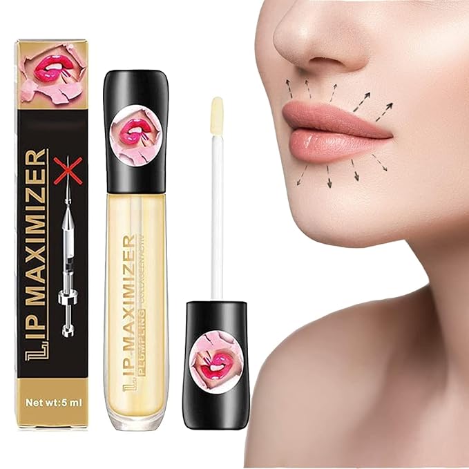 Vitamin E Lip Plumping Serum, Lip Hyaluronic Lip Plumper, Lip Plumping Serum Instant Lip Balm for Moisturize, Eliminate Dryness Wrinkles Enhances Plump Gloss (1PC)