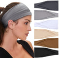 Huachi Workout Headbands for Women Wide Hair Headbands Yoga Sports Running Hair Bands Non Slip. Super Soft & Stretch Head Bands