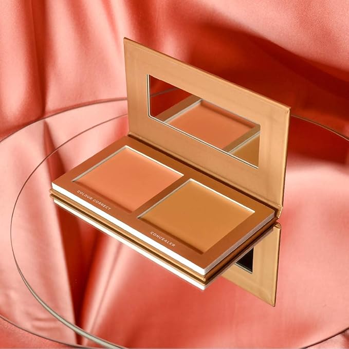 Jecca Blac Correct and Conceal Medium Coverage Palette, Lightweight Long Lasting Formula, Medium To Full Coverage, Gender Neutral and LGBTIQA+ Inclusive Make Up, Light 1.0, 12g