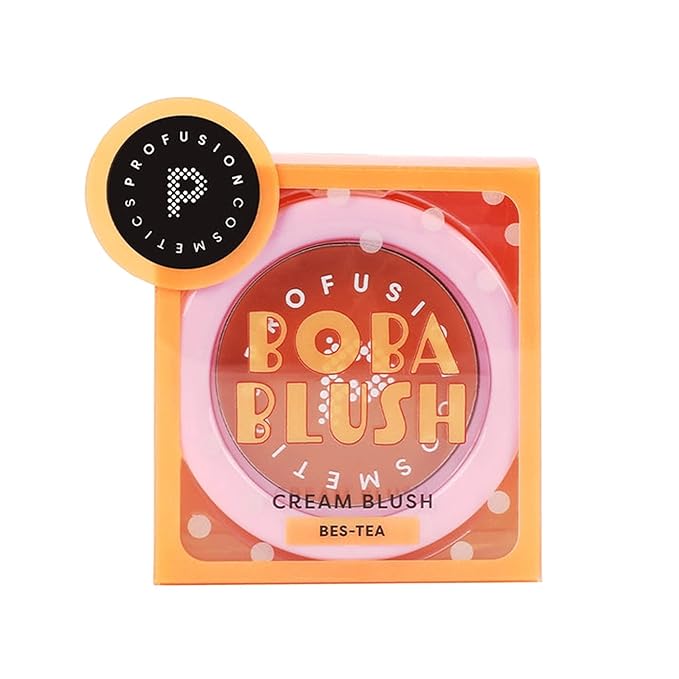 Profusion Cosmetics Cream Blush- Lightweight, Cream Blushes Blend Seamlessly to a Natural Radiant Finish (Bes Tea)