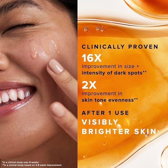 Farmacy 10% Vitamin C Serum for Face - Brightening Vitamin C Face Serum to Firm + Smooth Skin Texture - L Ascorbic Acid + Tangerine Peel Infused Skin Care to Hydrate and Even Skin Tone (30ml)