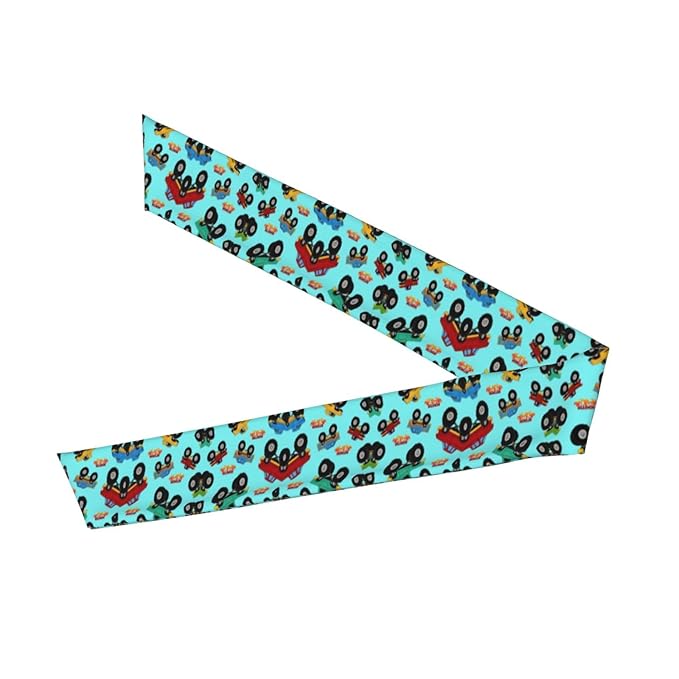 Men Women Novelty Sports Sweatbands Head Decor for Running Athletic Shower, Elastic Multifunction Monster Truck Cartoon Head Ribbon Headdress