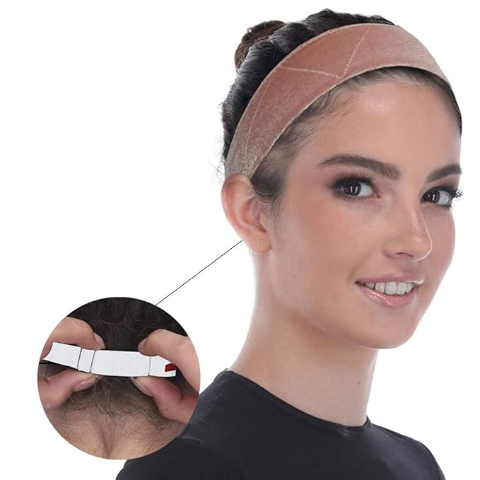 Madison Headwear Wig Grip Headbands For Women- Adjustable To Custom Fit Your Head - Velvet Comfort - Wig Bands No Slip Breathable Lightweight Material For All Day Wear! Keep Wig Comfortably Secured