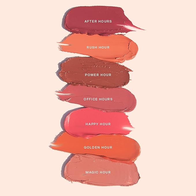 Tower 28 Beauty BeachPlease Cream Blush for Cheeks and Lips - Multi-Purpose Lip and Cheek Tint in Pink Blush - for Sensitive Skin – Color HAPPY HOUR, Luminous Finish