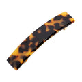 France Luxe Tortoise Hair Barrette for Thin Hair, Classic Rectangle French Barrette for Women, Lightweight and Comfortable, Strong Hold, Tokyo