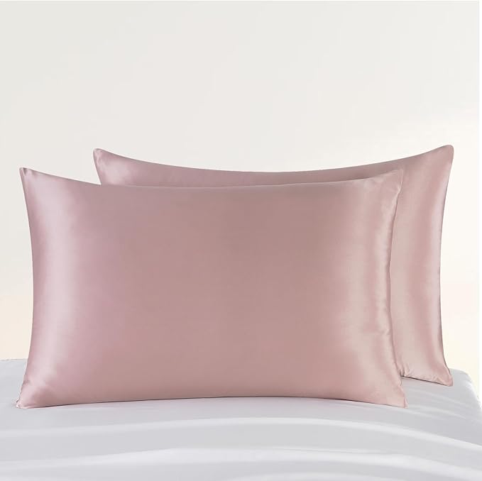 ZIMASILK Upgraded 100% 6A Grade Pure Mulberry Silk Pillowcase for Hair and Skin Silk Pillow Cases with Reinforced Hidden Zipper, More Soft & Durable, Gift Box (Standard 20"x26" Light Plum)