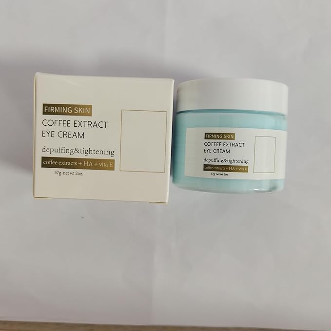 Phix Caffeine Eye Cream, Caffeine Eye Cream For Dark Circles And Puffiness, Caffeine Anti-Wrinkle Stay-Up Late Eye Cream For Bags Puffiness Dark Circles (2Pcs)