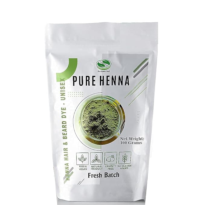 100 Grams - 100% Pure Henna Powder For Hair Dye - Red Henna Hair Color, Best Red Henna For Hair - The Henna Guys