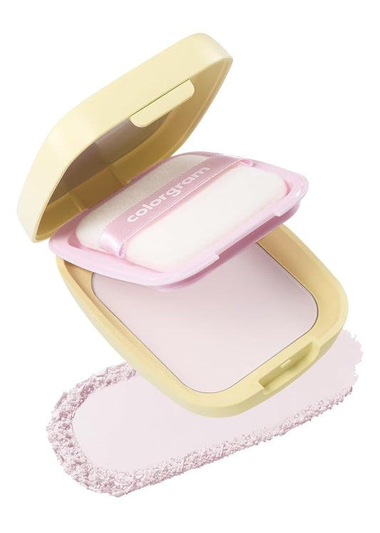 Colorgram Sebum Retouching Blur Pact | Poreless-Looking Pressed Setting Face Powder for Normal to Oily Skin, Provides Weightless, Matte Finish with Soft Focus Effect