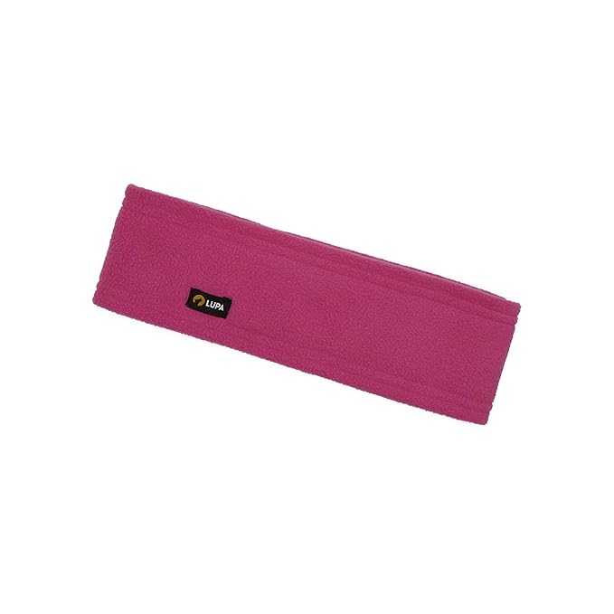 Lupa Handmade Unisex Triple-Layer Micro Fleece Headband - Headband Ear Warmer - Ear Warmers for Women & Men - Ears Cover (Bubble Gum)