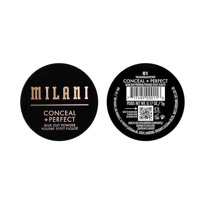 Milani Conceal + Perfect Blur Out Matte Setting Powder for All Skin Tones