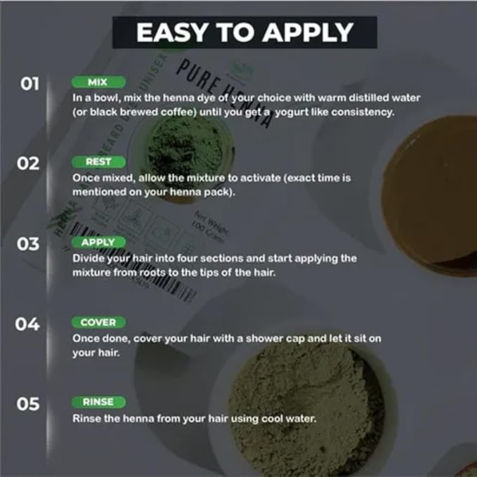 100 Grams - 100% Pure Henna Powder For Hair Dye - Red Henna Hair Color, Best Red Henna For Hair - The Henna Guys