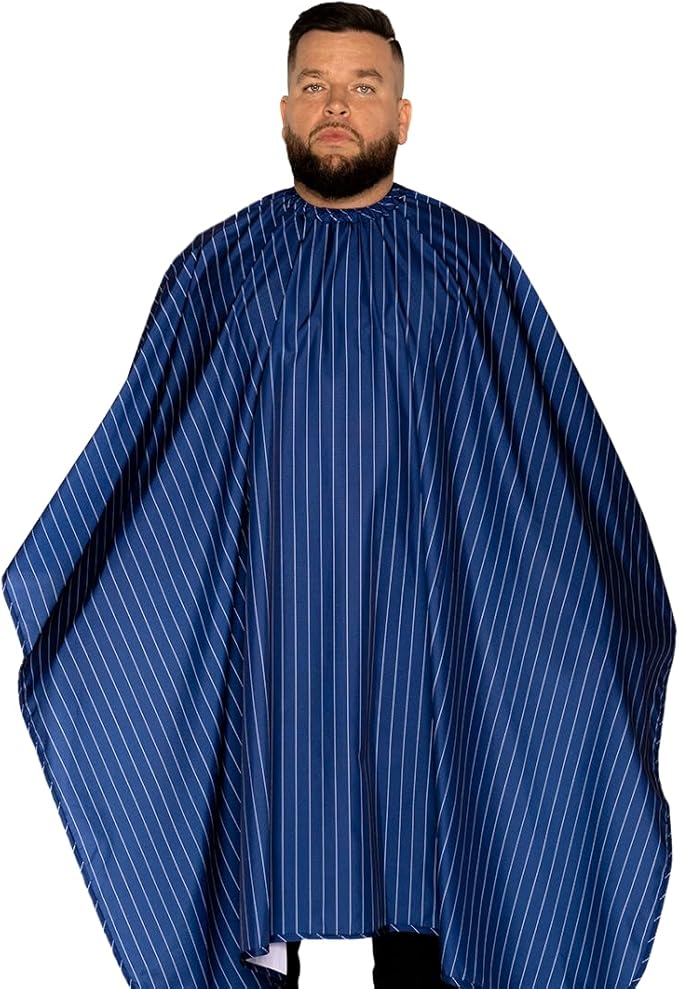 Barber Strong The Barber Cape Haircut Cover for Men, Hair Repelling and Static-Reducing Material, Water Resistant Fabric