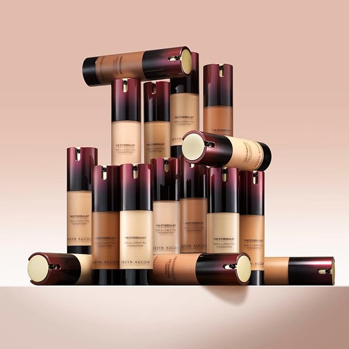 Kevyn Aucoin The Etherealist Skin Illuminating Foundation, EF 02 (Light) shade: Comfortable, shine-free, smooth, moisturize. Medium to full coverage. Makeup artist go to. Even, bright & natural look.