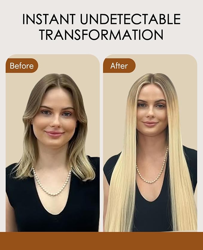 VINBAO 55g Invisible Tape in Extensions Human Hair Balayage Ombre Brown to Blonde Seamless Injected Pro Quality Injection Extensions Human Hair Tape Ins 20pcs 20inch #8T60
