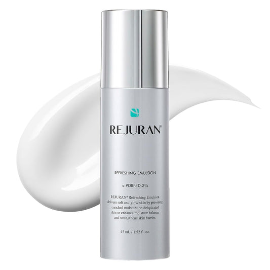 REJURAN® Refreshing Emulsion, c-PDRN® - Salmon DNA Facial Moisturizer for Deep Hydration, Radiance-Boosting, Firmness, Skin Elasticity, and Optimal Moisture Balance. Korean Skincare (1.52 fl oz)