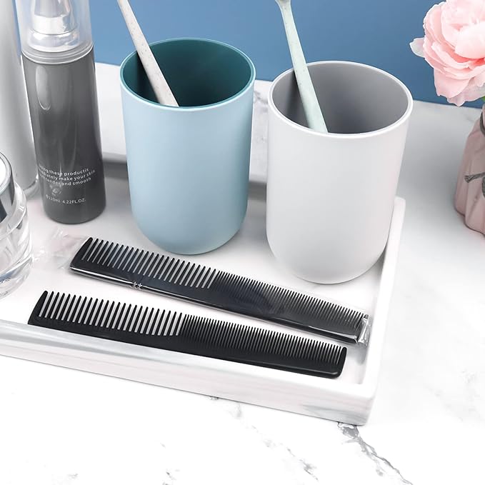 Sturdy Double Tooth Hair Pocket Combs, Individually Wrapped in Bulk Pack of 500 for Homeless, Charity, and Care Packs