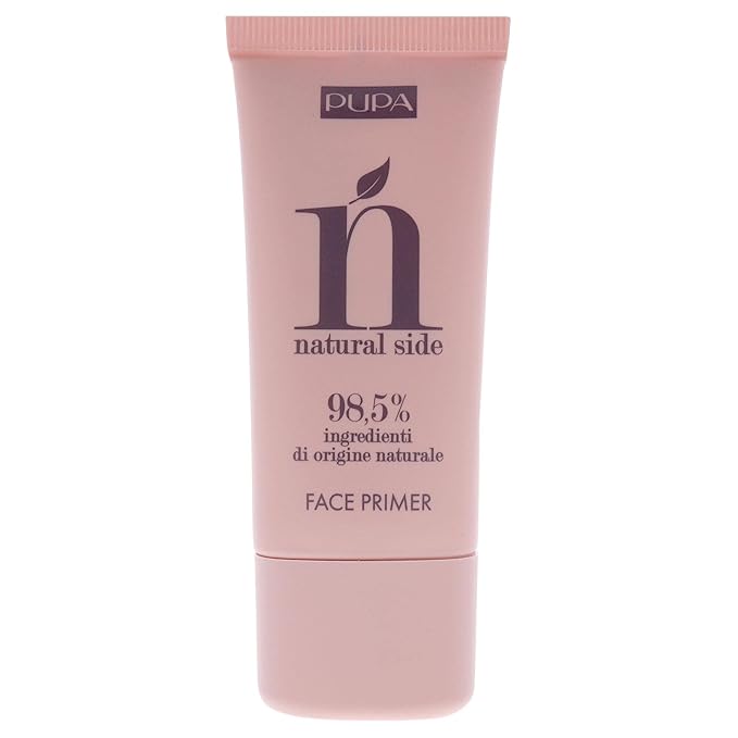 PUPA Milano Natural Side Face Primer - Smoothing Makeup Base For Face - Contains Natural Ingredients - To Nourish And Perfect The Skin - Creates A Perfect Canvas For Any Face Products - 1.01 Oz