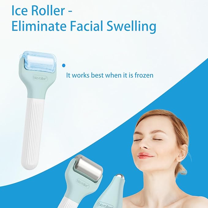 10 in 1 Derma Roller Kit for Face and Body-Face Roller&Face Brush，0.25mm Microneedling Pen MicroneedleRoller, Facial Beauty Roller Skin Care Tools with 10 Replaceable Heads and Storage Case