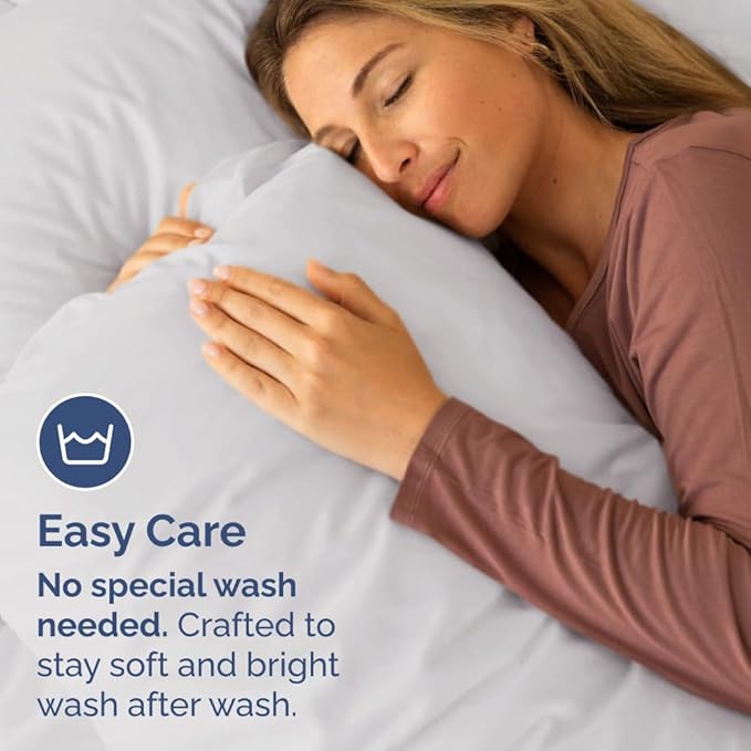 King Pillow Cases Set of 6 - Ultra Soft Hotel Quality Pillowcase Covers - Comfy, Cozy & Wrinkle Free - Shrink, Stain and Fade Resistant - Machine Washable Pillow Protectors - 6 Piece Set - French Grey