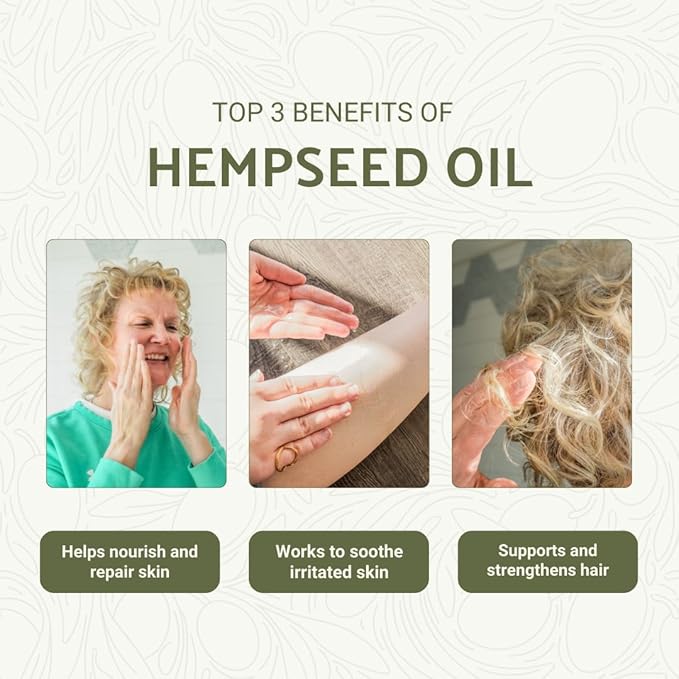 Hemp Seed Oil Direct from Canada - Hemp Seed Oil for Hair, Skin, Body - 4 Gallons
