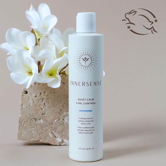 INNERSENSE Organic Beauty - Natural Quiet Calm Curl Control | Non-Toxic, Cruelty-Free, Clean Haircare (Refill Pouch, 32 fl oz | 946 ml)