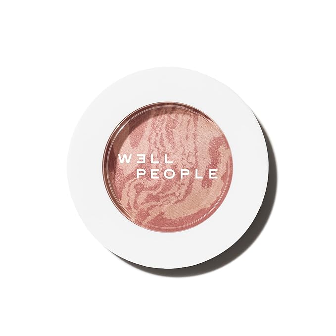 Well People Superpowder Blush Powder, Hydrating Powder Blush For Adding A Pop Of Cheek Color, Lightweight Formula, Vegan & Cruelty-free, Hazelnut Harvest
