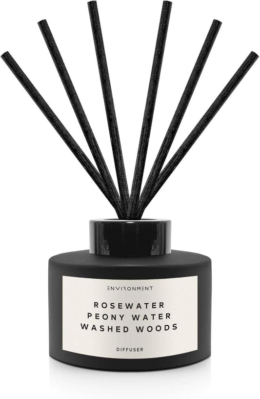 Environment Inspired by Designer Perfume IM L'Eau Reed Diffuser, 200ml Luxury Scented Aromatherapy (Rosewater | Peony Water | Washed Woods) Diffusers for Home, Diffusing Oil, Home Fragrance Product