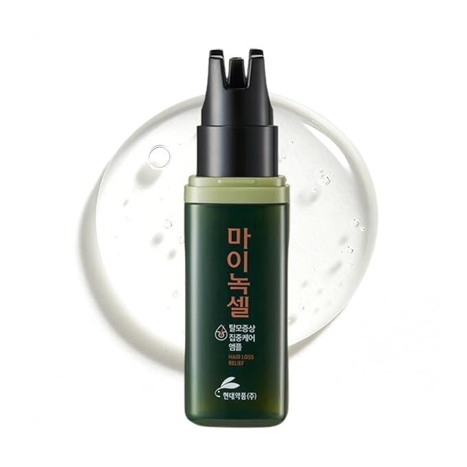 Korean Scalp Intensive Hair Growth Serum｜Biotin & Panthenol Leave-In Ampoule for Hair Loss, Thinning Hair, Scalp Hydration & Strengthening (2.02 fl oz)