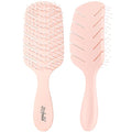 Hair Brush,Curved Vented Paddle Detangle Brush for Faster Blow Drying,Soft Flexible Bristles Glide Thru Tangles with Ease, Detangling Styling Hair Brushes for Women Curly Thick Wet Hair
