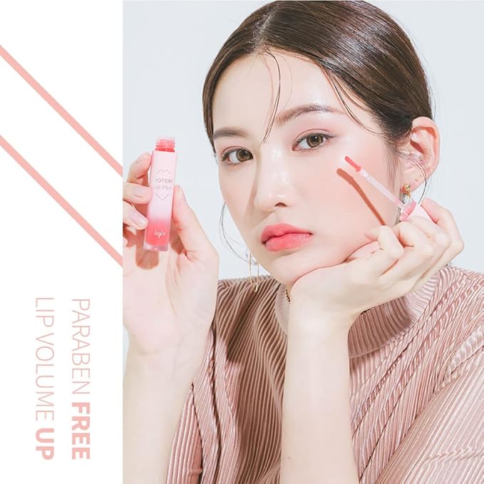 keybo Lip Plumper Dotom Lip Plus 16 Colors, 3 Steps Extreme Plumping Clear Lip Gloss by Essence Lip Care Oil & 16 Color Tints from Korean Makeup (21. Master-Spring Glass)