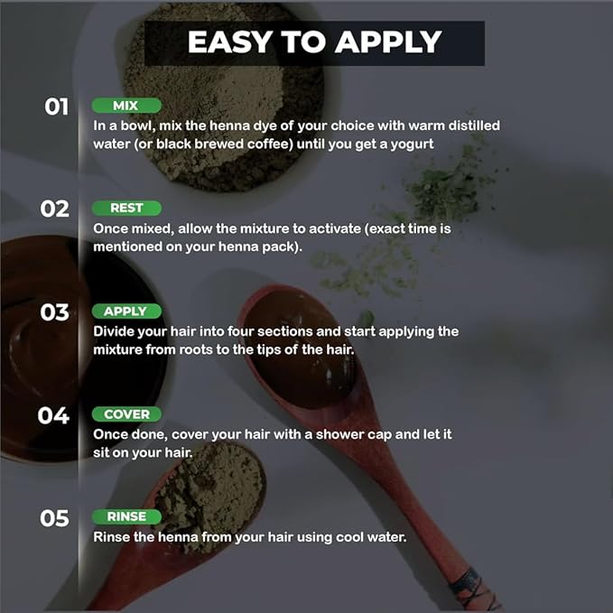 1 Pack Of Medium Brown Henna Hair & Beard Color/Dye 100 Grams - Natural Hair Color, Plant-based Hair Dye - The Henna Guys