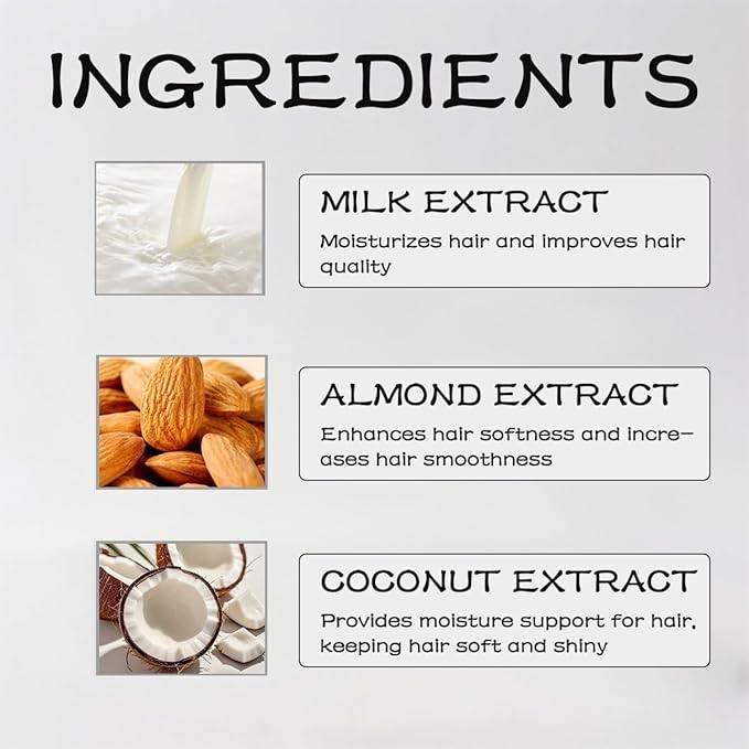 Super Milk Conditioning Hair Primer, Nourish Milk Conditioning Hair Primer, Hair Smooth Spray Hair Care, Softening Moisturizing Nourishing Smooth Hair Care Suitable for Women Men