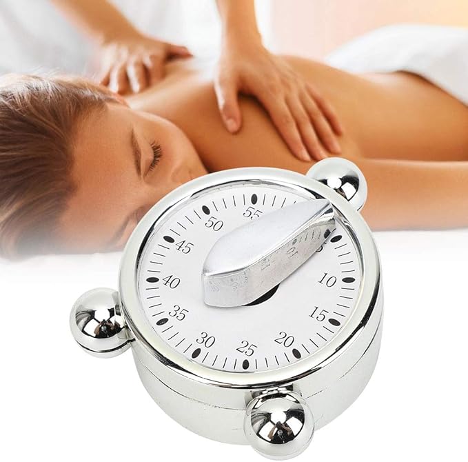 Mechanical Timer Cooking Reminder Precise Alarm Clock Countdown Reminder for Kitchen Hairdressing,Kitchen Timer, Beauty Salon, Hair Color Processing, Cooking, Baking, Kitchen Timer, Mechanical T