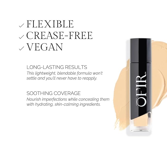 OFIR Perfected Weightless Concealer | Porous Coverage Blends for Smooth Finish | Covers Dark Circles Vegan Concealer | Botanical Formula Soothes Redness & Dullness |Henna - Very Deep Cool 0.27 OZ