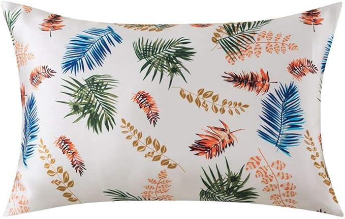 SLPBABY Silk Pillowcase for Hair and Skin with Hidden Zipper Print (King, Pattern33)