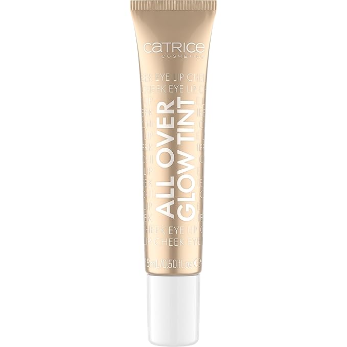 Catrice | All Over Glow Tint | Multi-Use Liquid Highlighter | Face & Body | Vitamin C, Niacinamide, Squalene & Panthenol | Long-lasting & Lightweight | Vegan & Cruelty Free (010 | Beaming Diamond)