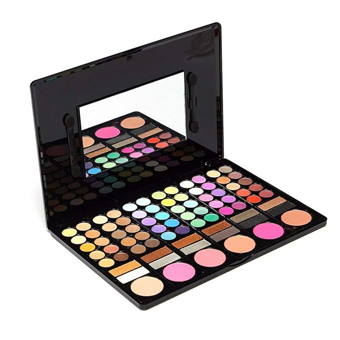 Pro Makeup Gift Set All In One Makeup Palette Cosmetic Contouring Kit 78 Colors Eyeshadow Palette with Blush, Face Powder and Lip Gloss #1 - Ideal Gift for Holiday