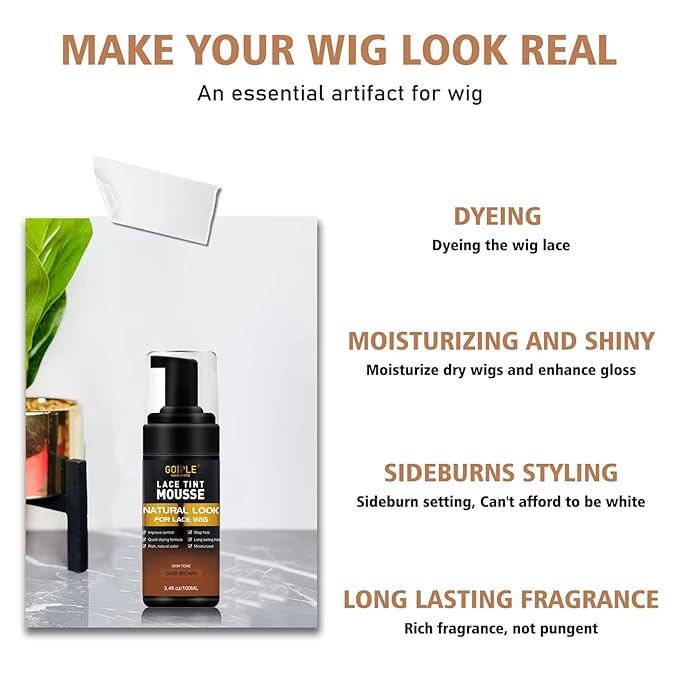 Lace Wig Installation Kit - Complete 16pc Set with Glue & Tint