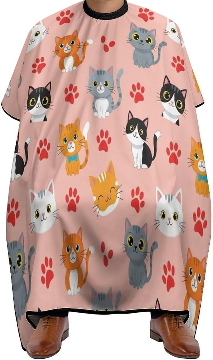 Hairdresser Cape with Neck Clasp for Coloring/Perming/Styling