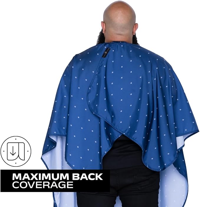 Barber Strong The Barber Cape Haircut Cover for Men, Hair Repelling and Static-Reducing Material, Water Resistant Fabric