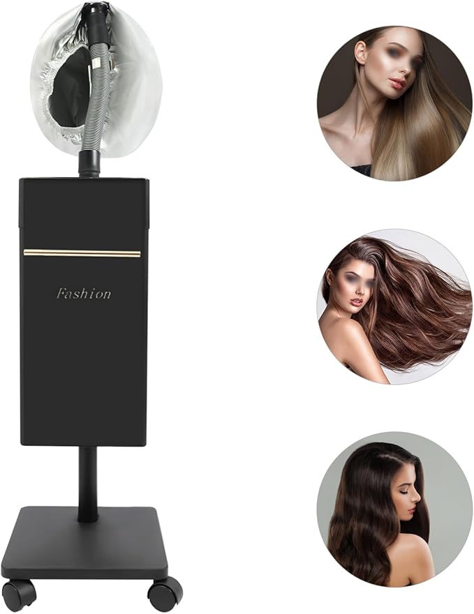 110V 600W Nano Hair Steamer Machine, Professional Micro Mist Salon Hair Processor, Salon Spa Equipment Vertical Nano Hair Steamer for Deep Hair Care Repair, Hair Styling