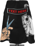 Custom Barber Cape for Men Personalized Professional Hair Cutting Cape with Text for Home Salon Barbershop