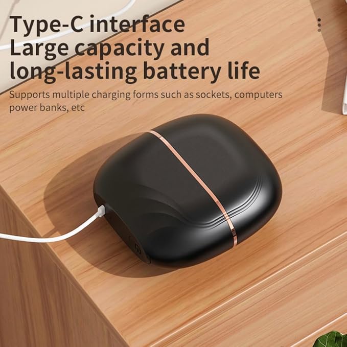 Mini Straightener - 3-Speed Temperature Control Rechargeable Hair Straightener Brush,Anti Scald Shell，Lightweight Portable Heatable Home Travel Gifts (2)