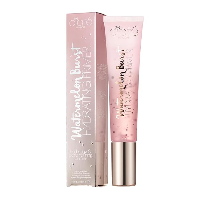Ciate London Watermelon Burst Hydrating Primer with Niacinamide, Vitamin E, Hyaluronic Acid