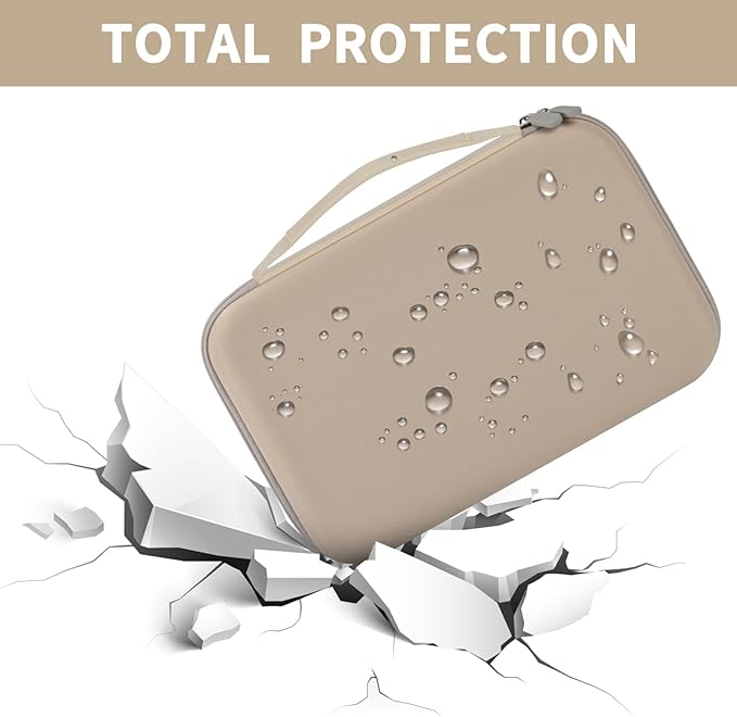 Case for Shark HD331&HD112BRN Hair Blow Dryer HyperAIR Fast 2-in-1, Blow Dryer Storage Bag for Concentrator and Styling Attachments and Rotatable Hot Air Brush Accessories, Box Only (Stone)